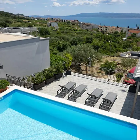 Lidija - Sea View With Exclusive Right Of Using Hot Tub Or Split Level With Exclusive Right Of Using Pool Apartamento Podstrana